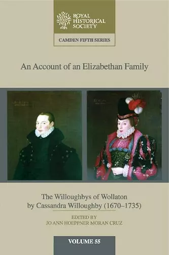 An Account of an Elizabethan Family: Volume 55 cover