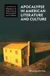 Apocalypse in American Literature and Culture cover