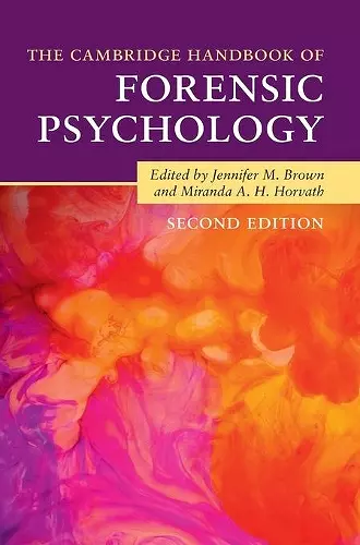 The Cambridge Handbook of Forensic Psychology cover