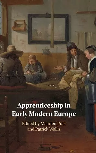 Apprenticeship in Early Modern Europe cover