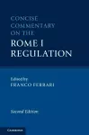 Concise Commentary on the Rome I Regulation cover