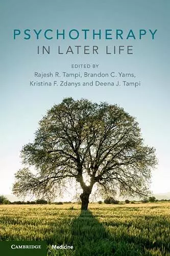 Psychotherapy in Later Life cover