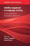 Validity Argument in Language Testing cover