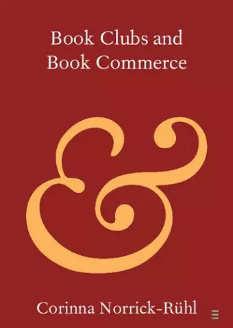 Book Clubs and Book Commerce cover