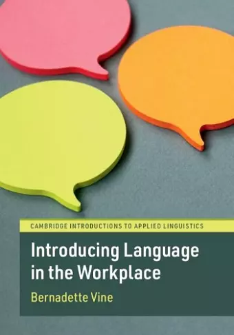 Introducing Language in the Workplace cover