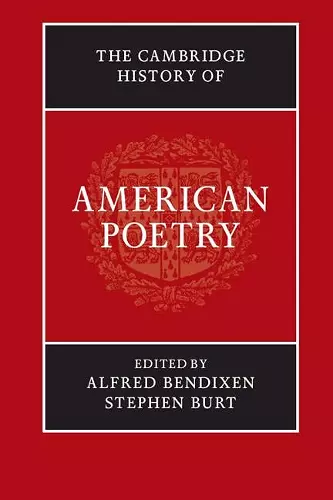 The Cambridge History of American Poetry cover