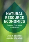 Natural Resource Economics cover