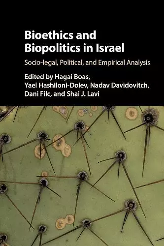 Bioethics and Biopolitics in Israel cover