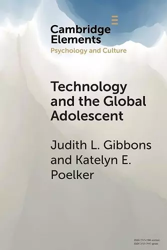 Technology and the Global Adolescent cover