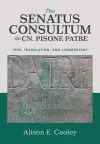 The Senatus Consultum de Cn. Pisone Patre cover