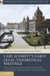 Carl Schmitt's Early Legal-Theoretical Writings cover