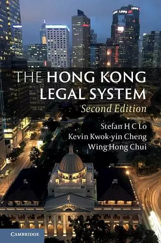 The Hong Kong Legal System cover