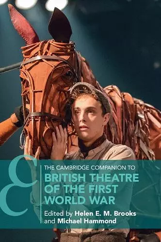 The Cambridge Companion to British Theatre of the First World War cover