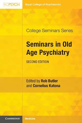 Seminars in Old Age Psychiatry cover