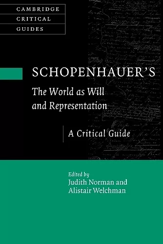 Schopenhauer's 'The World as Will and Representation' cover