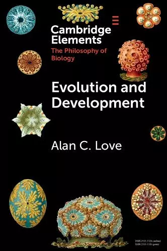 Evolution and Development cover