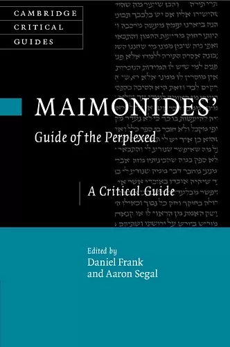 Maimonides' Guide of the Perplexed cover