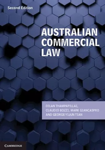 Australian Commercial Law cover