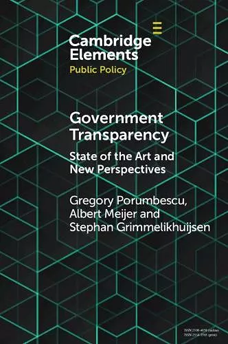 Government Transparency cover