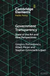 Government Transparency cover