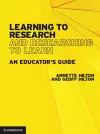 Learning to Research and Researching to Learn cover