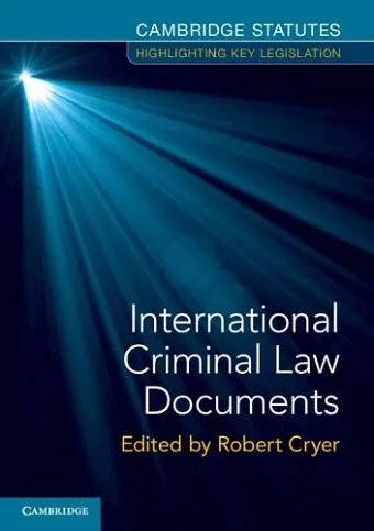 International Criminal Law Documents cover