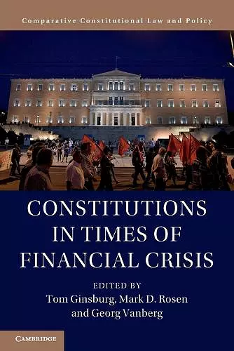 Constitutions in Times of Financial Crisis cover