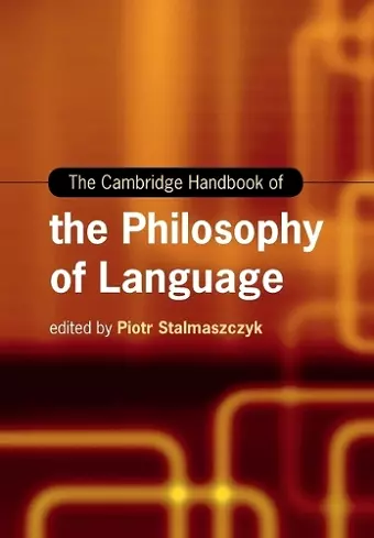 The Cambridge Handbook of the Philosophy of Language cover