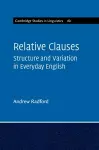 Relative Clauses cover