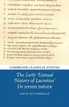 The Early Textual History of Lucretius' De rerum natura cover