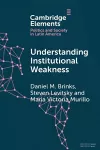 Understanding Institutional Weakness cover