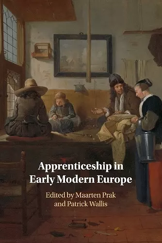 Apprenticeship in Early Modern Europe cover