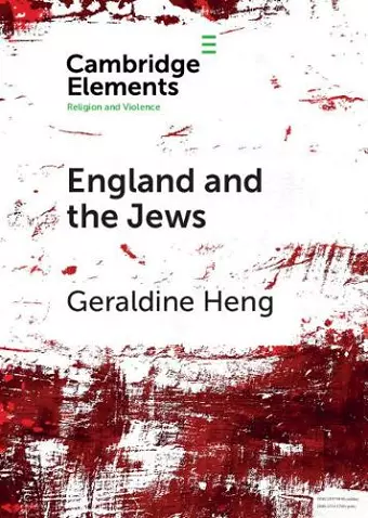 England and the Jews cover