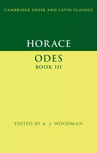 Horace: Odes Book III cover