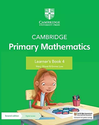 Cambridge Primary Mathematics Learner's Book 4 with Digital Access (1 Year) cover