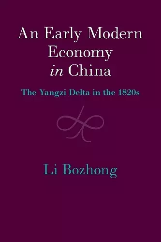 An Early Modern Economy in China cover