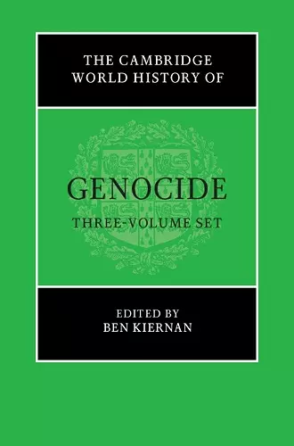 The Cambridge World History of Genocide 3 Volume Hardback Set cover