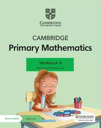 Cambridge Primary Mathematics Workbook 4 with Digital Access (1 Year) cover