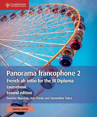 Panorama francophone 2 Coursebook with Digital Access (2 Years) cover