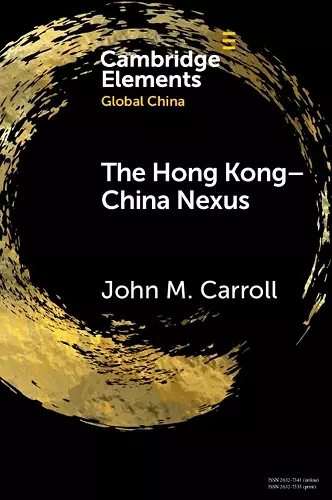 The Hong Kong-China Nexus cover