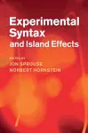 Experimental Syntax and Island Effects cover