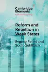 Reform and Rebellion in Weak States cover