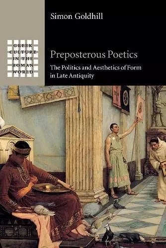 Preposterous Poetics cover