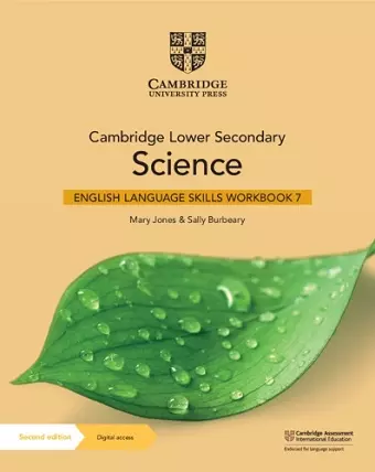 Cambridge Lower Secondary Science English Language Skills Workbook 7 with Digital Access (1 Year) cover