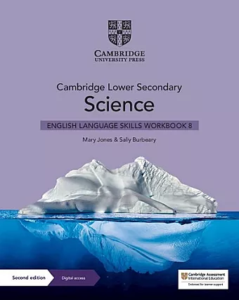 Cambridge Lower Secondary Science English Language Skills Workbook 8 with Digital Access (1 Year) cover