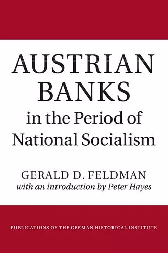 Austrian Banks in the Period of National Socialism cover