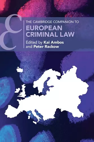 The Cambridge Companion to European Criminal Law cover