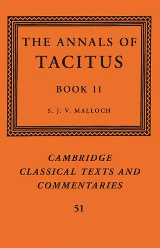 The Annals of Tacitus: Book 11 cover