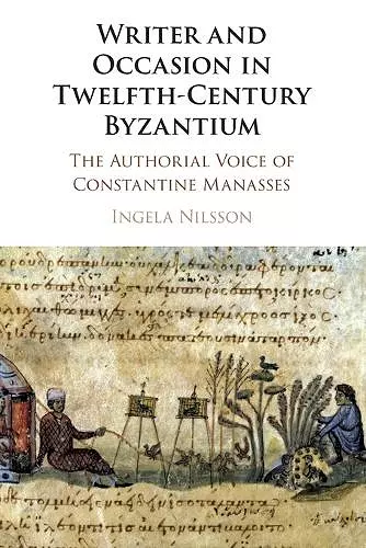 Writer and Occasion in Twelfth-Century Byzantium cover