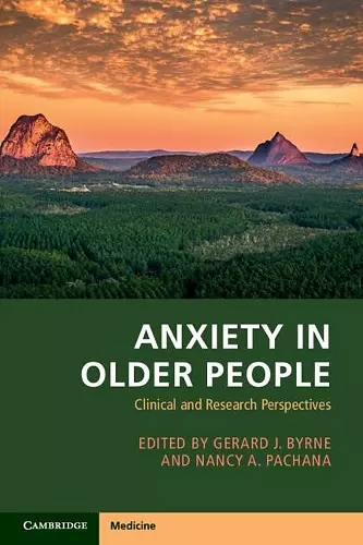 Anxiety in Older People cover